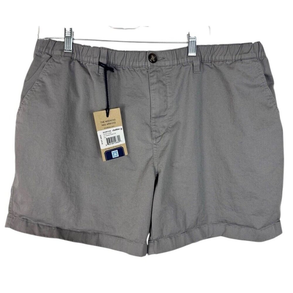 Chubbies Men's XXL 5.5" Original Stretch Twill‎ Shorts Gray NWT